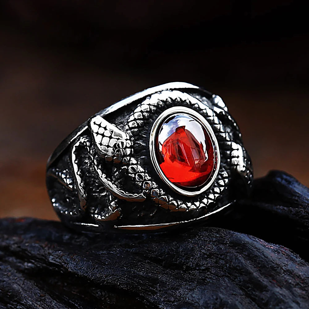 New Gothic 316L Stainless Steel Skull Ring Punk Hip Hop Fashion Skeleton Rings For Men Women Unique Biker Jewelry Halloween Gift