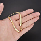 Classic 5mm Stainless Steel Snake Chain Bracelet