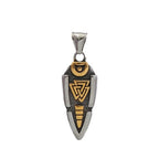 Viking Spear Stainless Steel Pendant Necklace