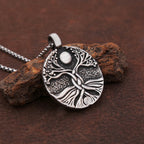 Viking Tree of Life Pendant — Stainless