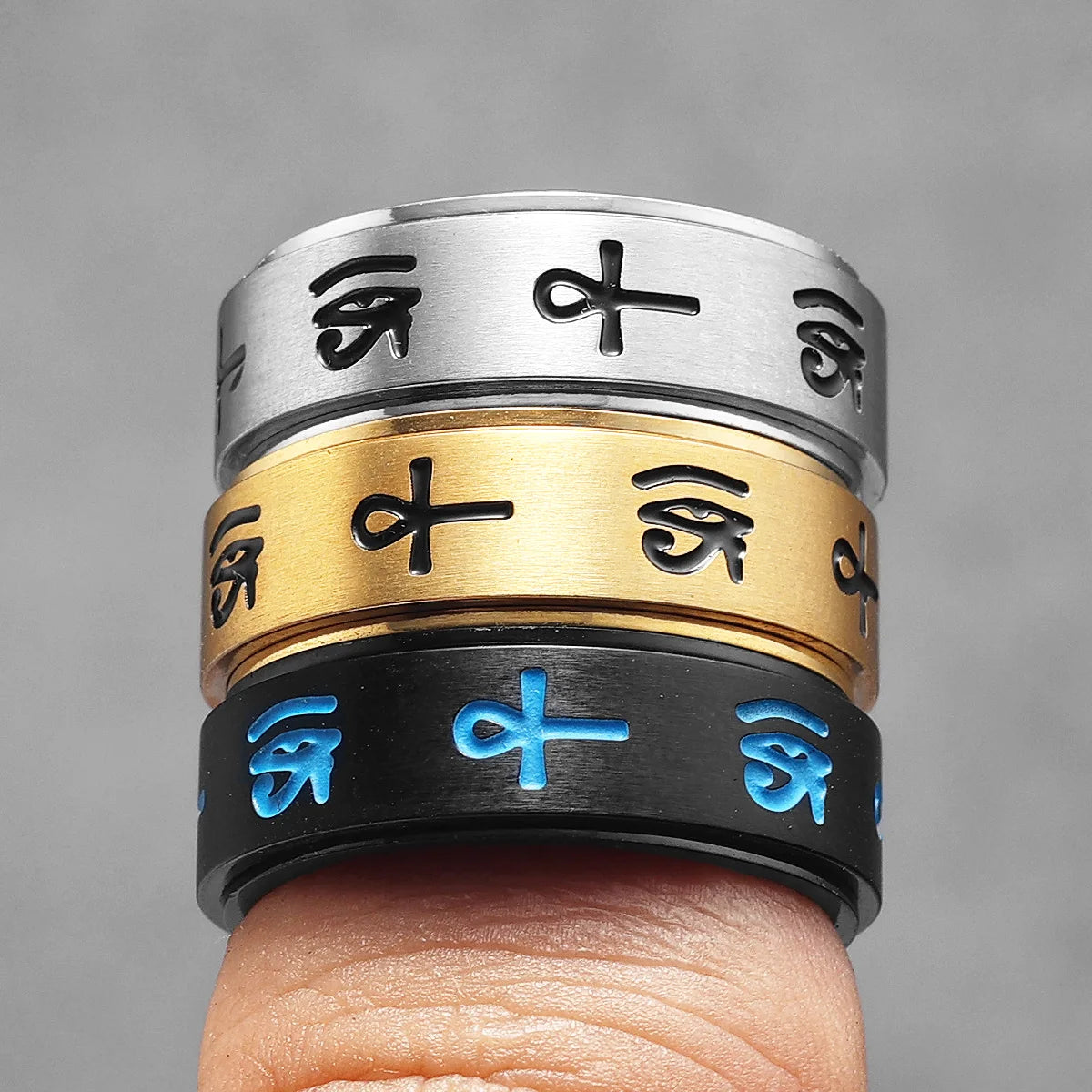 Eye of Horus Ring Stainless Steel