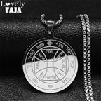 Star Pentacle Silver Pendant Necklace — Stainless Steel