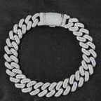 Iced Out Cuban Chain Necklace Stainless Steel 29MM