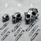 Gothic Skeleton Stainless Steel Pendant Necklace