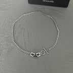 Trend Lock Necklace For Man Woman Hip Hop Titanium Steel OT Clavicle Chain Punk Jewelry Charm Unisex Accessories Wholesale