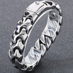 Cool Solid Stainless Steel Bracelet for Man Men's Jewelry Accessories Matte Brushed 18MM Width Keel Cuban Chain Boys'