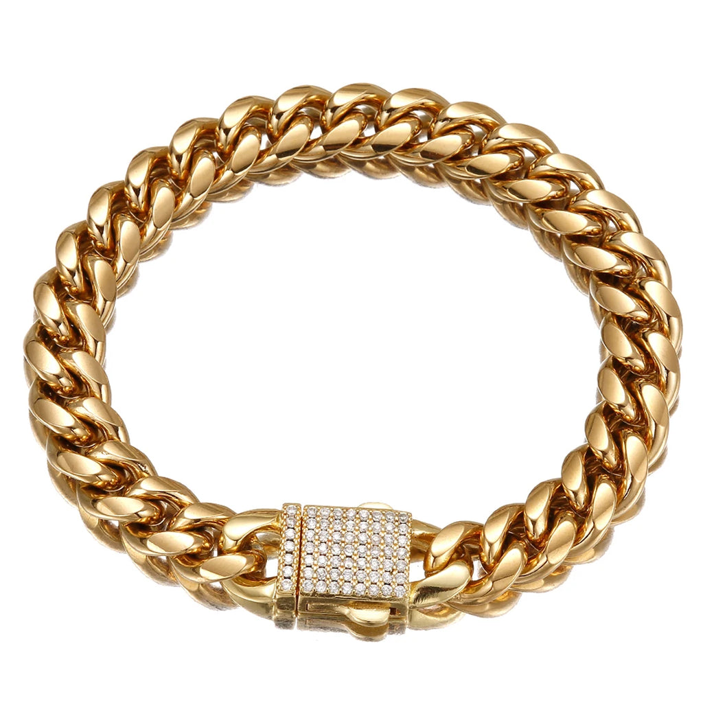 Iced Out Crystal Bracelet 6-14mm — Stainless