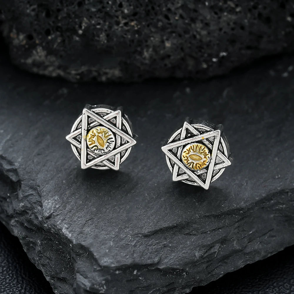 Stainless Steel Magnetic Stud Earrings Minimal