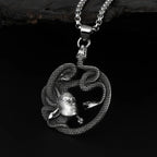 Gothic Satan Goat Stainless Steel Pendant Necklace