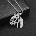 Ancient Egyptian Animal Totem Ankh Cross Pendant Necklace for Men Women Fashion Charm Lucky Riding Jewelry