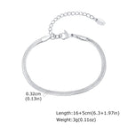 Minimal Thin Chain Bracelet — Stainless