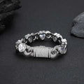 Iced Out Heart Cuban Bracelet 12MM Stainless Steel