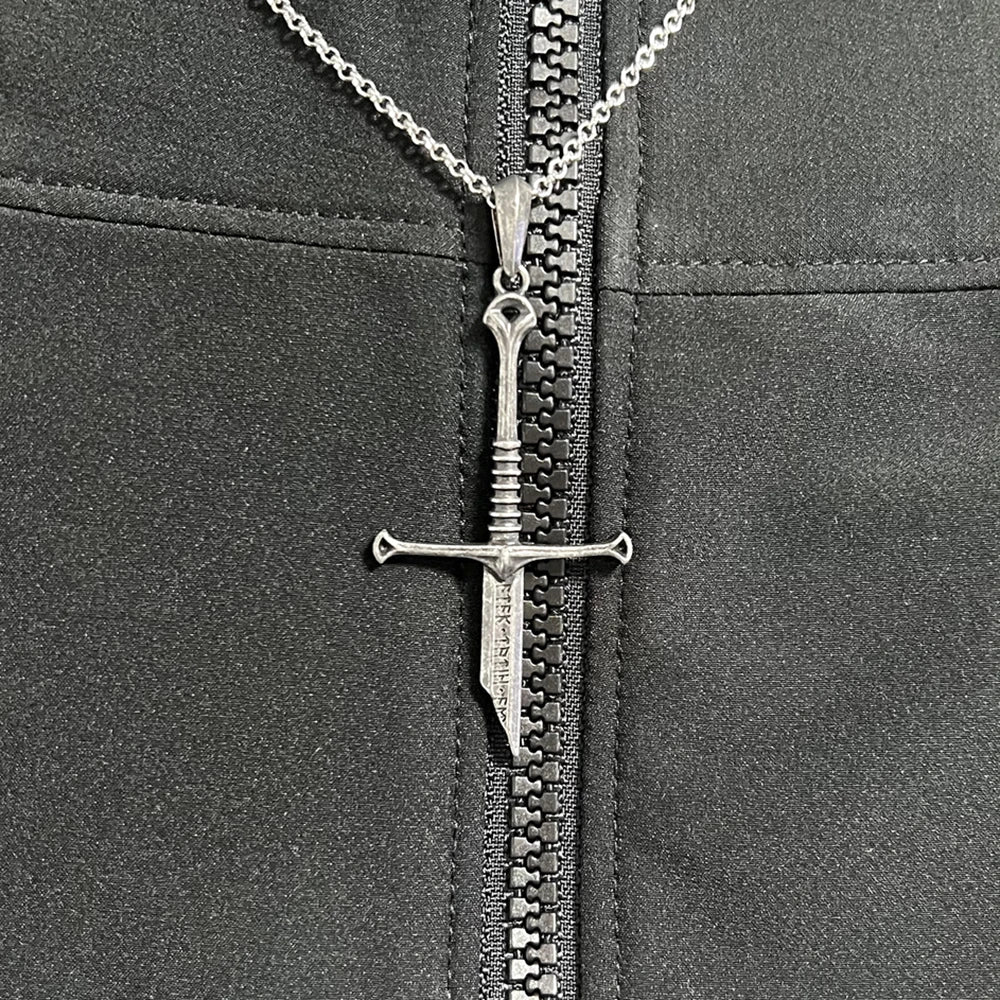 Narsil Broken Sword Pendant Necklace