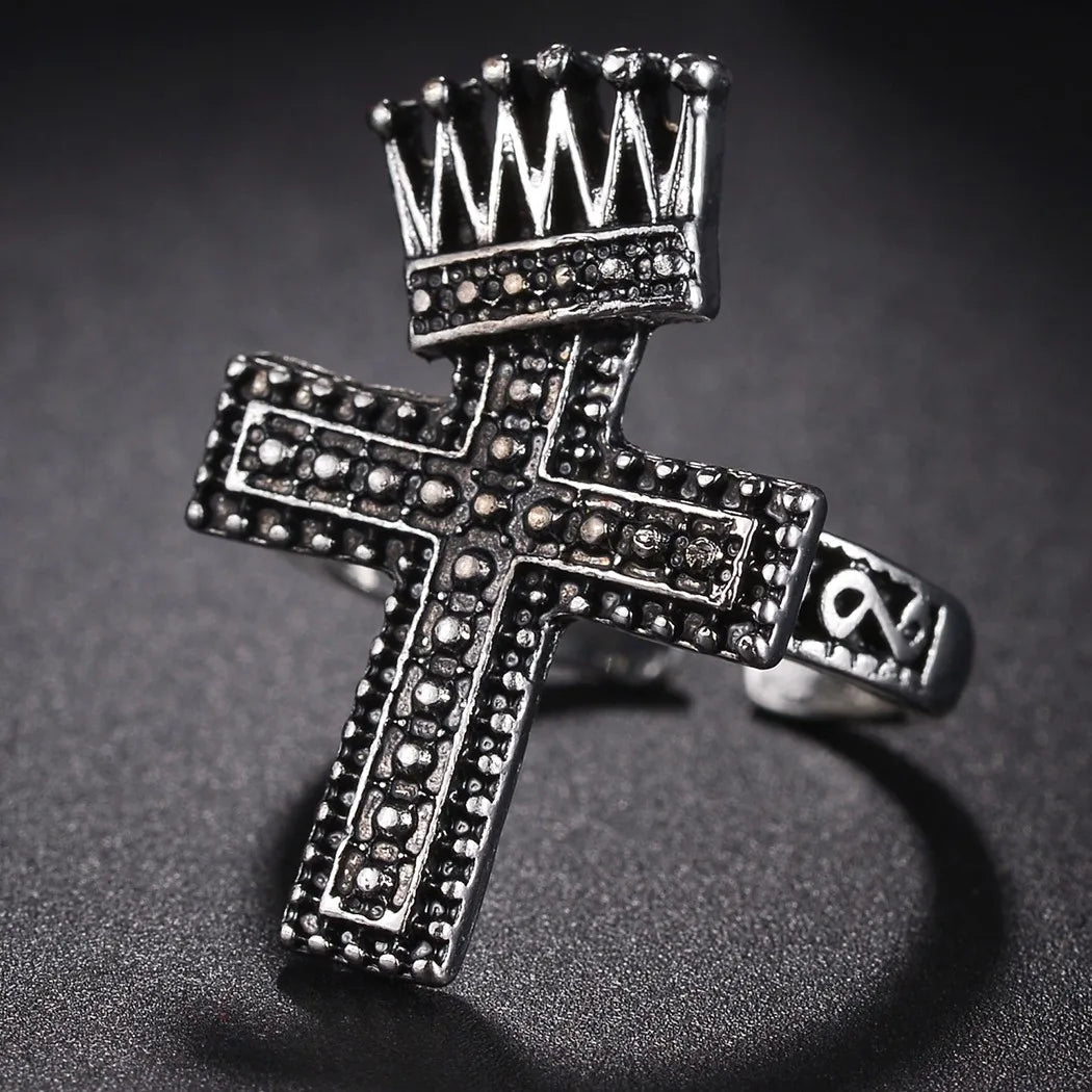 Vintage Cross Gold Ring