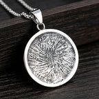 Statement Stainless Steel Pendant Necklace
