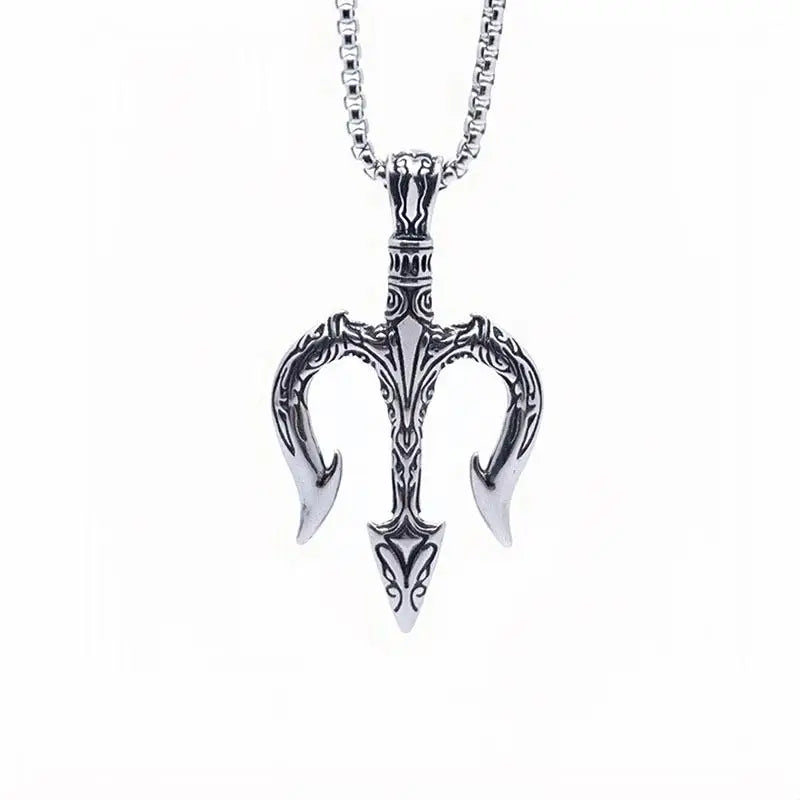 Vajra Pendant Necklace — Stainless Steel