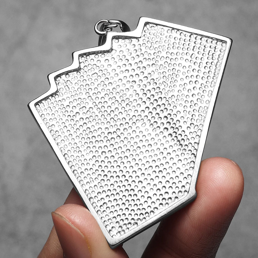 Royal Flush Poker Card Pendant Necklace — Stainless Steel