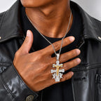Orthodox Cross Pendant Necklace — Stainless Steel