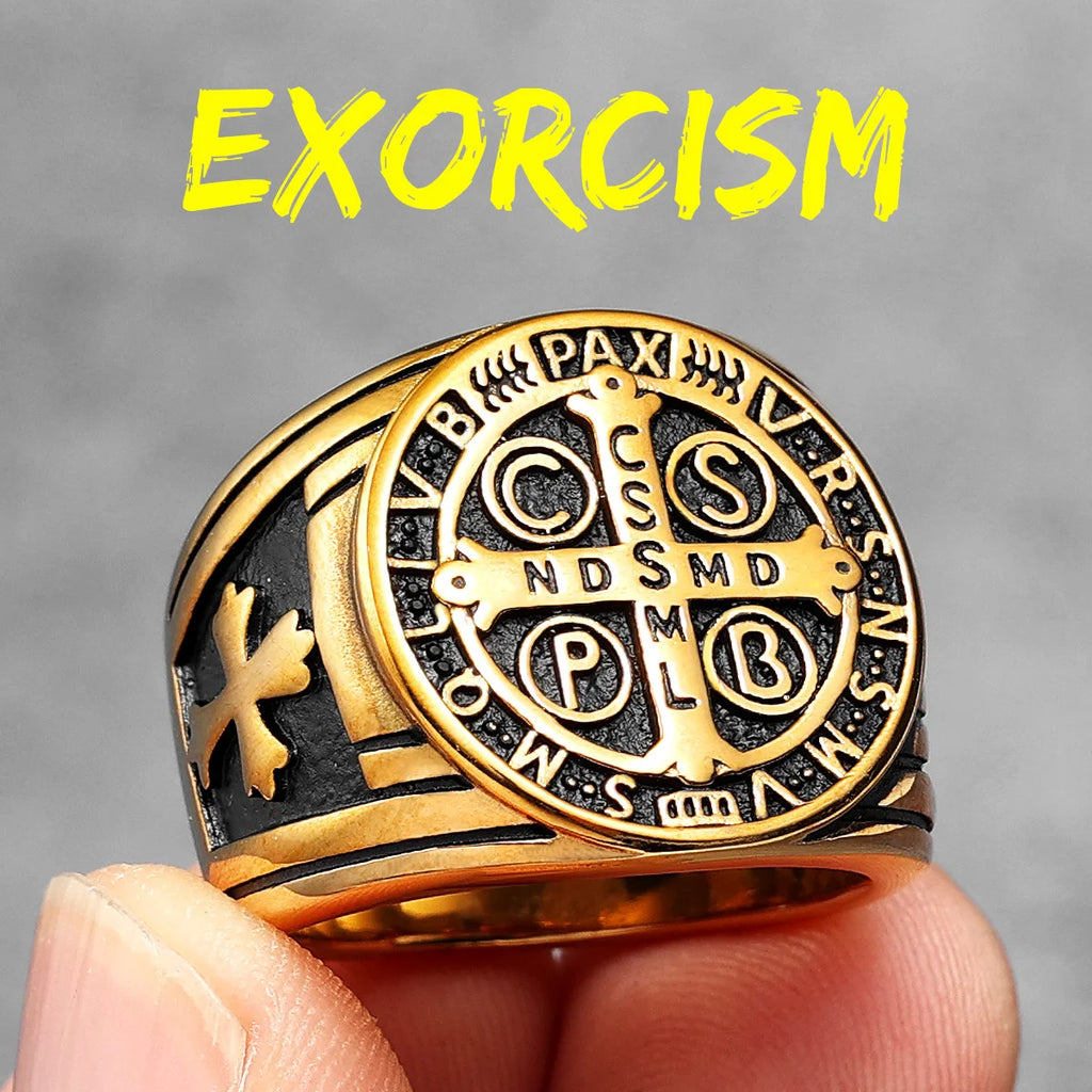 St. Benedict Ring — Stainless Steel