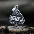 Poker Stainless Steel Pendant Necklace