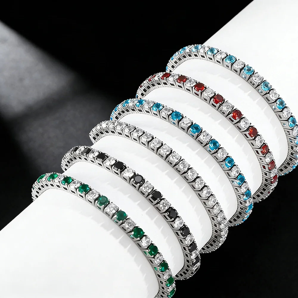 Tennis Bracelet 316L Stainless Steel 3MM Gradient