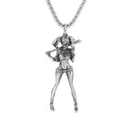 Vintage Punk Inverted Pentagram Satanic Goat Necklace Pendant for Men Unique Pagan Amulet Jewelry