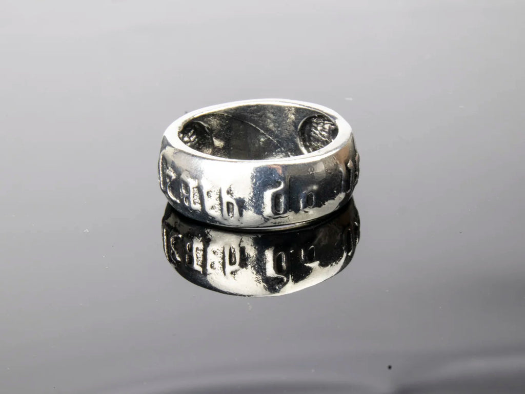 Memento Mori Skull Biker Ring — Stainless Steel
