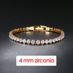 Iced Out Tennis Bracelet Stainless Steel 3/4/5MM