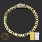 925 Silver VVS Moissanite Monaco Chain Necklace