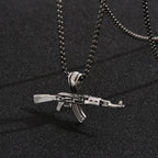 Gun Pendant Necklace
