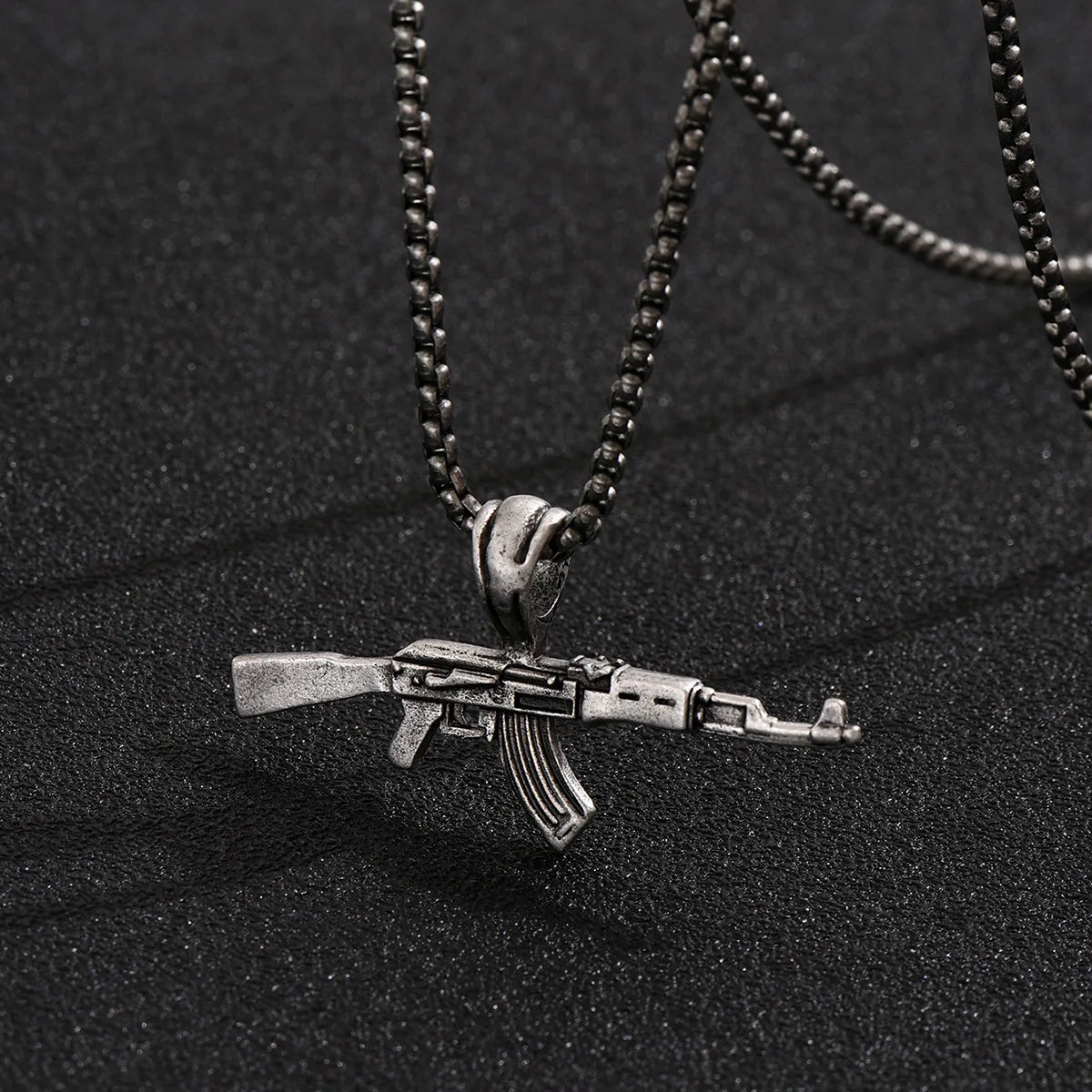Gun Pendant Necklace