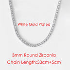 Iced Out Tennis Choker — Stainless Steel