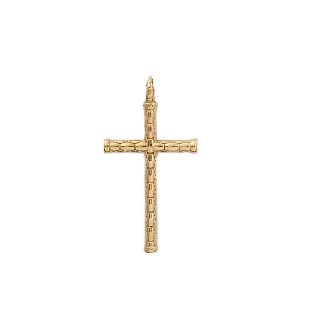 Cross Pendant Necklace — Stainless Steel