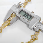 Cross Cuban Chain Necklace Iced Out Stainless Steel