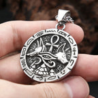 Anubis Ankh Cross Pendant — Stainless