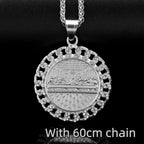 Iced Out Last Supper Pendant — Stainless Steel