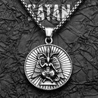 Fallen Angel Satan Pendant — Stainless Steel