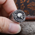 Skull Memento Mori Ring — 925 Silver