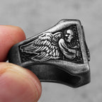 Grim Reaper Skull Ring — Stainless Steel
