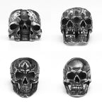 Multi Style Gothic Skull Rings Stainless Steel Fashion Personality Hip-hop Men Ring Biker Party Charm Jewelry Gift