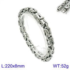 Byzantine Emperor Chain Bracelet — Stainless Steel 7mm