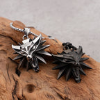 Vintage Punk Wolf Head Pendant Necklace For Men Boys Hip Hop Biker Jewelry Geralt of Rivia Slavic Viking Necklaces
