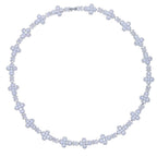 2025 New Iced Out Cross Necklace for Men Women Bling Silver Color Cubic Zirconia Charm Star Link Chain Hip Hop Jewelry