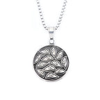 Gothic Demon Eyes Pendant — Stainless Steel