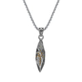Vnox Retro Wish Stone Necklaces for Men Teens Boys, Tribal Rune Sun Pattern Pendant, Vintage Ethnic Collar Gift