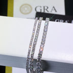 Silver 925 VVS Moissanite Tennis Bracelet 2/3/4/5MM