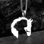 Stainless Steel Simple Personalized Spider Pendant Necklace Men and Women Fashion Party Pendant Jewelry Gift