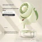 MEET SUN usb charging mini electric fan desktop spray air conditioning fan 3 grade air conditioning water-cooling fan