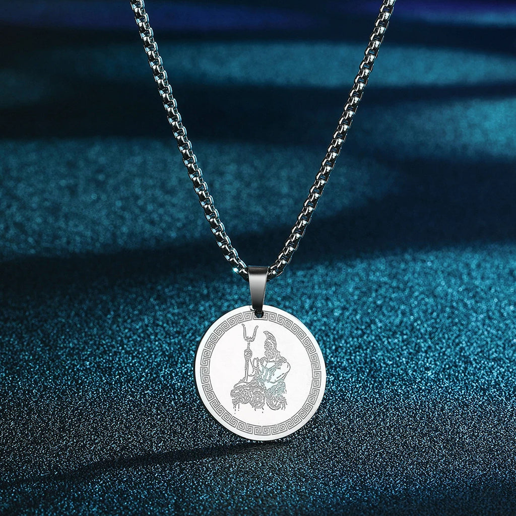 CHENGXUN Dainty Chef Knife Pendant Necklace for Women Men Steel Knife Charm Neck Chain Male Talisman Amulet Protection Jewelry