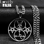 Sigil of Lucifer Pentagram Necklace — SS